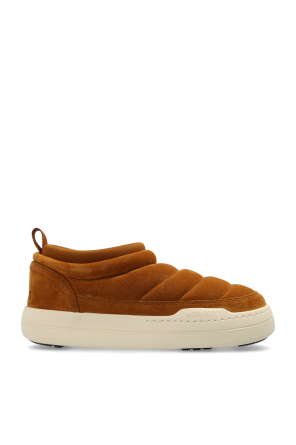 スニーカー MOON BOOT Brown suede MB Park Icon slip ons (2470110 M010) Brown Snow boots MB PARK ICON SUEDE Moon Boot - Vitkac Italy